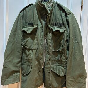Alpha Industries men small OG 107 military jacket